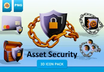 Asset Security 3D Icon Pack