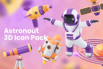 Astronout 3D Icon Pack