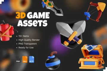 Recursos do jogo Pacote de Icon 3D