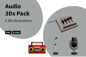 L'audio Pack 3D Icon