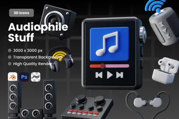 Audiophile Pack 3D Icon