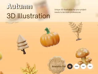 Automne Pack 3D Icon