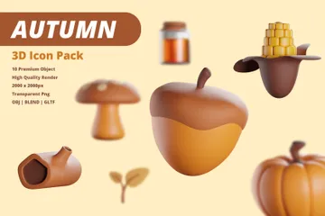 Automne Pack 3D Icon