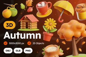 Automne Pack 3D Icon