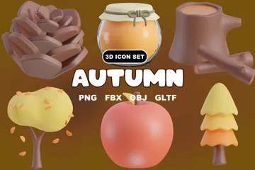 Automne 3D Icon Pack