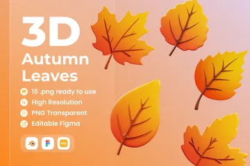 Automne 3D Icon Pack