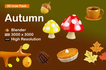 Automne Pack 3D Icon