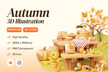 Automne Pack 3D Icon