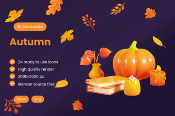 Automne Pack 3D Icon