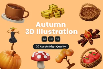 Automne Pack 3D Icon