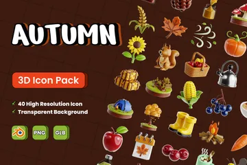 Automne Pack 3D Icon