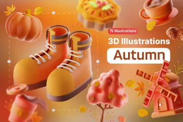 Automne Pack 3D Icon