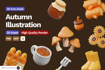 Automne Pack 3D Icon