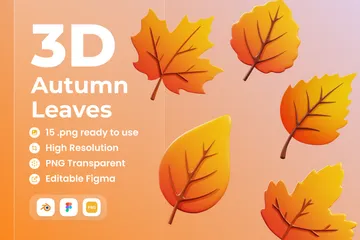 Autumn 3D Icon Pack