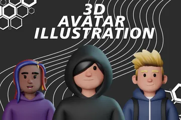 Avatar 3D Illustration Pack