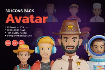 Avatar 3D Icon Pack