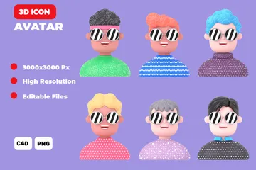 Avatar 3D Icon Pack