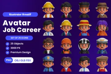Avatar 3D Icon Pack