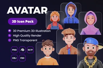 Avatar 3D Icon Pack