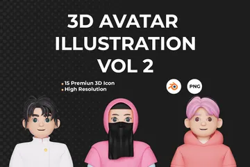 Avatar 3D Icon Pack