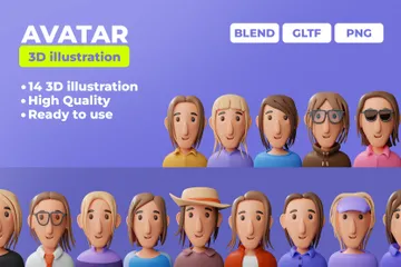 Avatar 3D Icon Pack