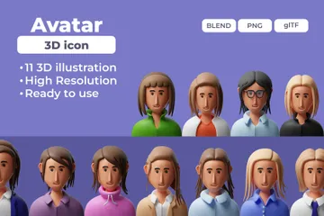 Avatar 3D Icon Pack