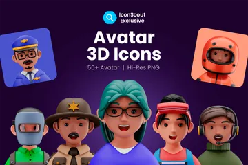 Avatar 3D Icon Pack