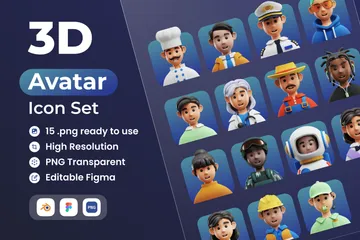 Avatar 3D Icon Pack