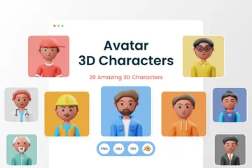 Avatar 3D Illustration Pack