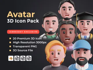 Avatar 3D Illustration Pack