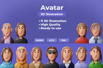 Avatar 3D Icon Pack