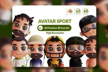Avatar Sport 3D Icon Pack