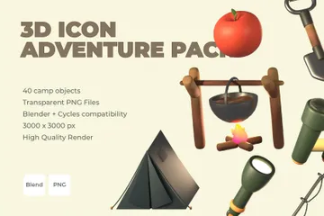 Aventura Paquete de Icon 3D