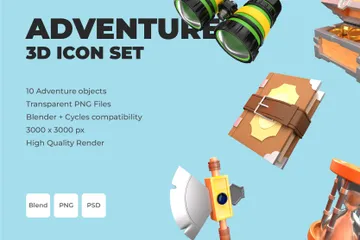 Aventure Pack 3D Icon