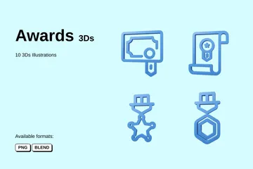 Awards 3D Icon Pack