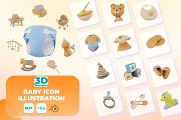 BABY 3D Icon Pack