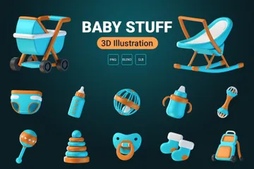 Baby zeug 3D Icon Pack