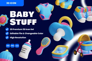 Baby Stuff 3D Icon Pack