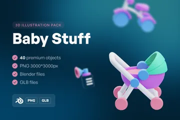 Baby Stuff 3D Icon Pack