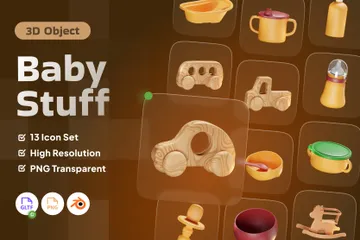 Baby Stuff 3D Icon Pack