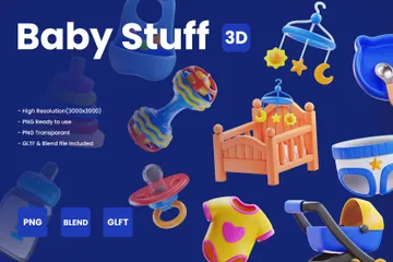 Baby Stuff 3D Icon Pack