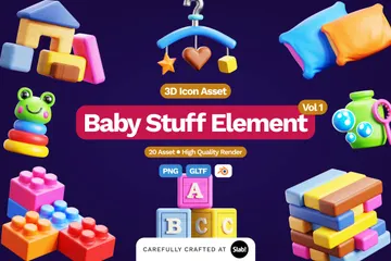 Baby Stuff 3D Icon Pack