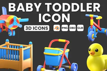 Baby & Toddler 3D Icon Pack