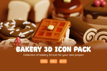 Bakery 3D Icon Pack