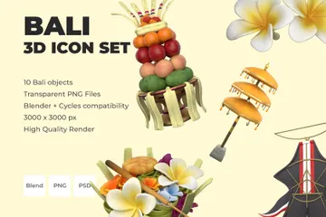 Bali 3D Icon Pack