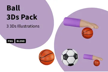 Ball 3D Icon Pack