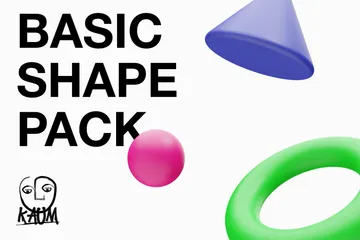 BASIC SHAPE 3D Illustration Pack