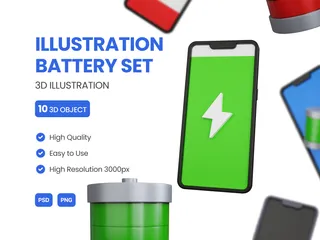 Batería Paquete de Icon 3D