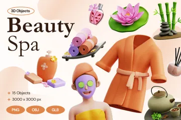 Spa de beauté Pack 3D Icon