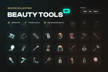 Beauty Product 3D Icon Pack